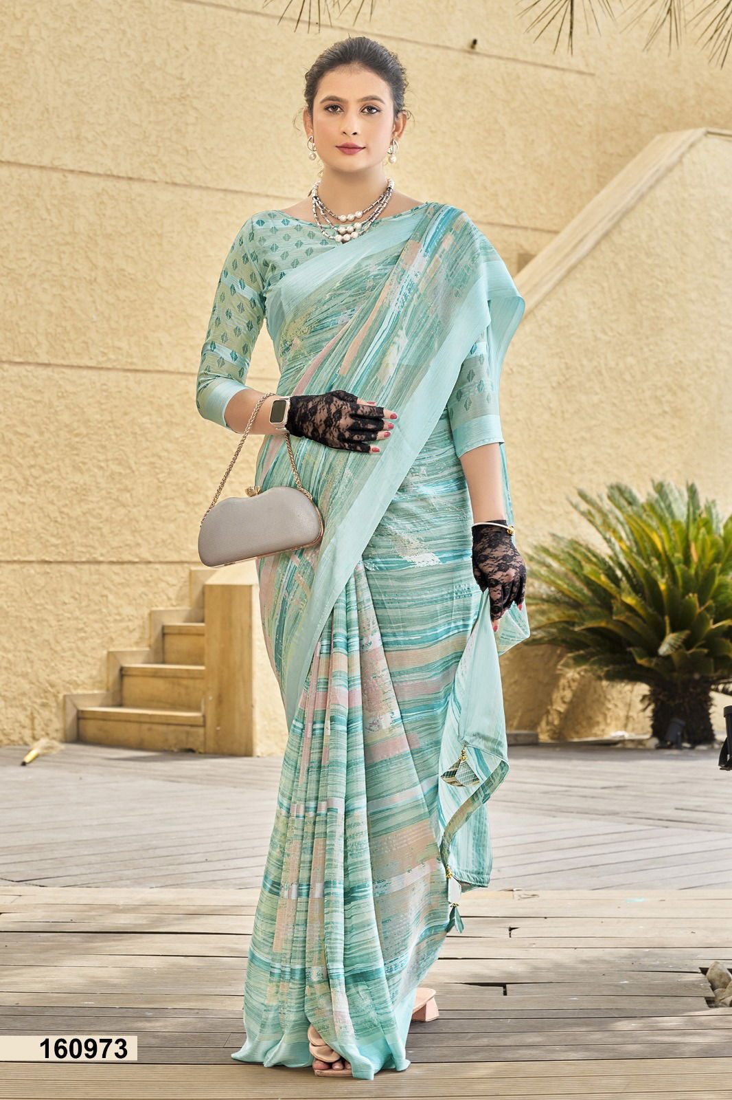 Isckon By Vallabhi Printed Georgette Sarees Wholesale Price In Surat
